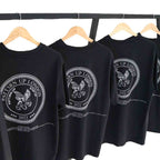 Patt3rn Up LDN HUMAN CURRENCY - Heavy Black T-Shirt