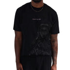 Patt3rn Up LDN ROYALTY - Heavy Black T-Shirt