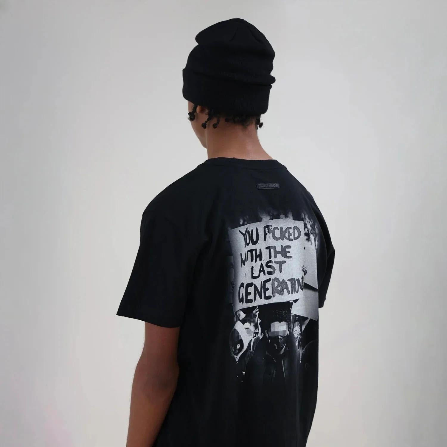 Patt3rn Up LDN YFWTLG - Black T-Shirt