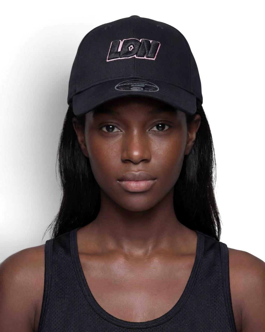 Satin Lined Cap | LDN Cap - Pink/Black