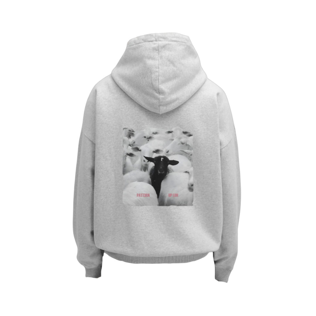 Patt3rn Up LDN Black Sheep Hoodie - Grey