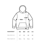 Patt3rn Up LDN Signature Hoodie Size Chart