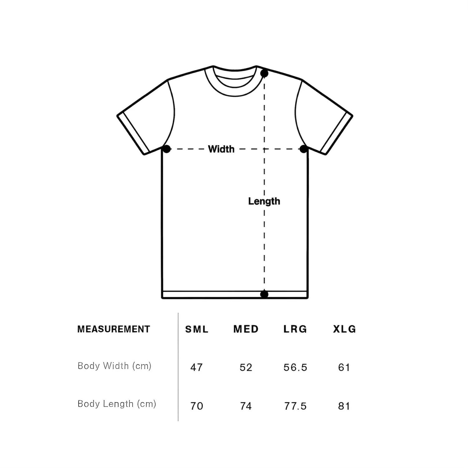 Patt3rn Up LDN Power to the People Size Chart