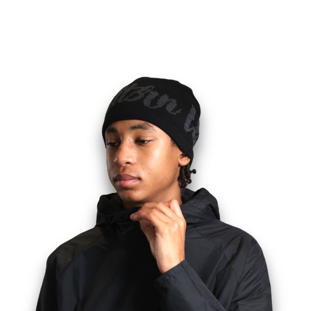 Patt3rn Up LDN Satin Lined Script Beanie