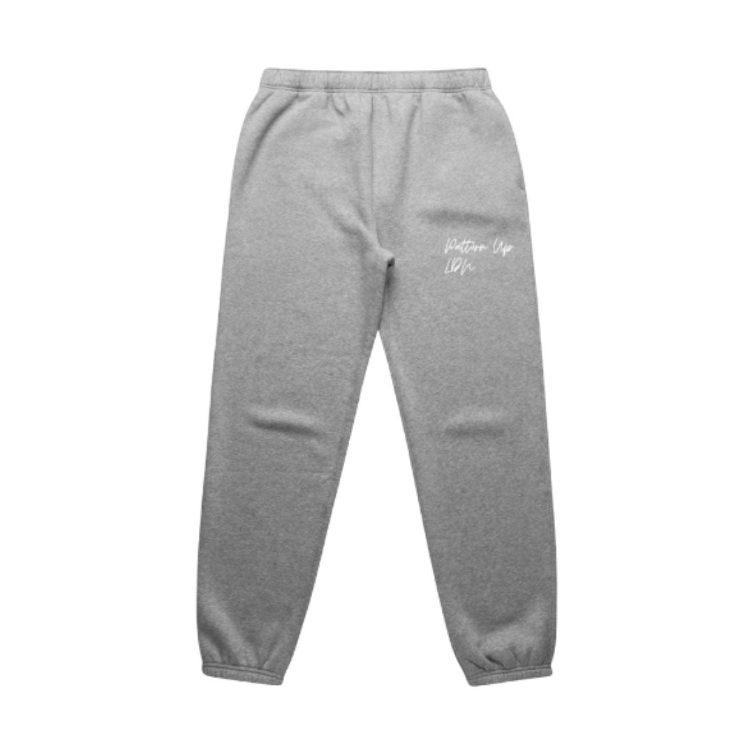 Patt3rn Up LDN Signature- Heather Grey Joggers