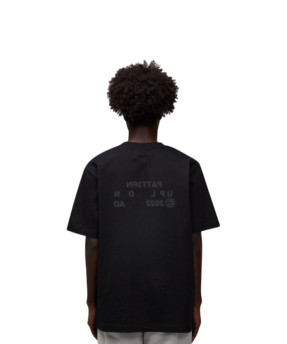 Patt3rn Up LDN STENCIL - Heavy Black T-Shirt (V2)