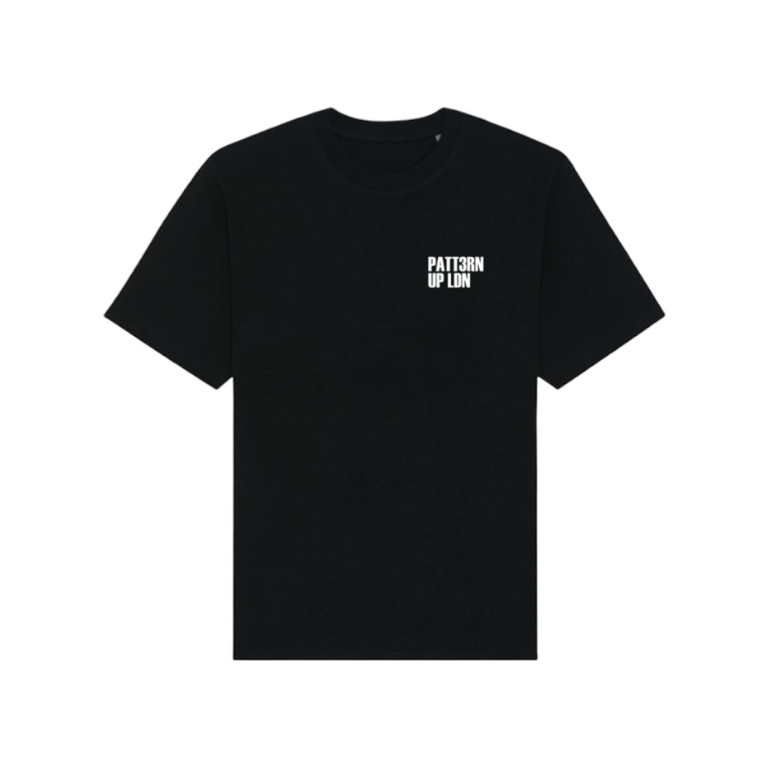 Patt3rn Up LDN SPITFIRE - Heavy Black T-Shirt