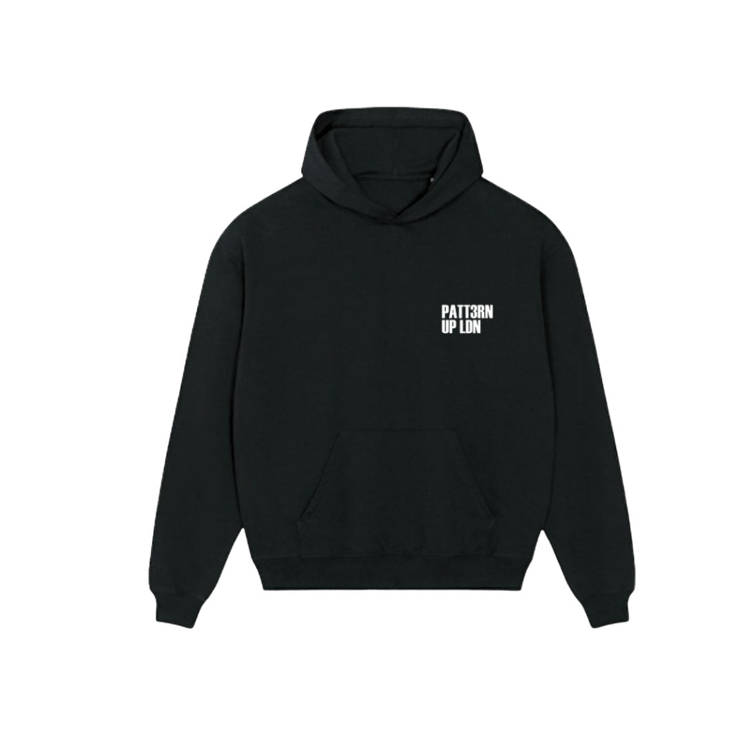 Patt3rn Up LDN SPITFIRE - Black Hoodie