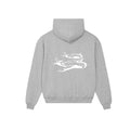 Patt3rn Up LDN SPITFIRE - Heather Grey Hoodie