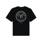 Patt3rn Up LDN HUMAN CURRENCY - Heavy Black T-Shirt