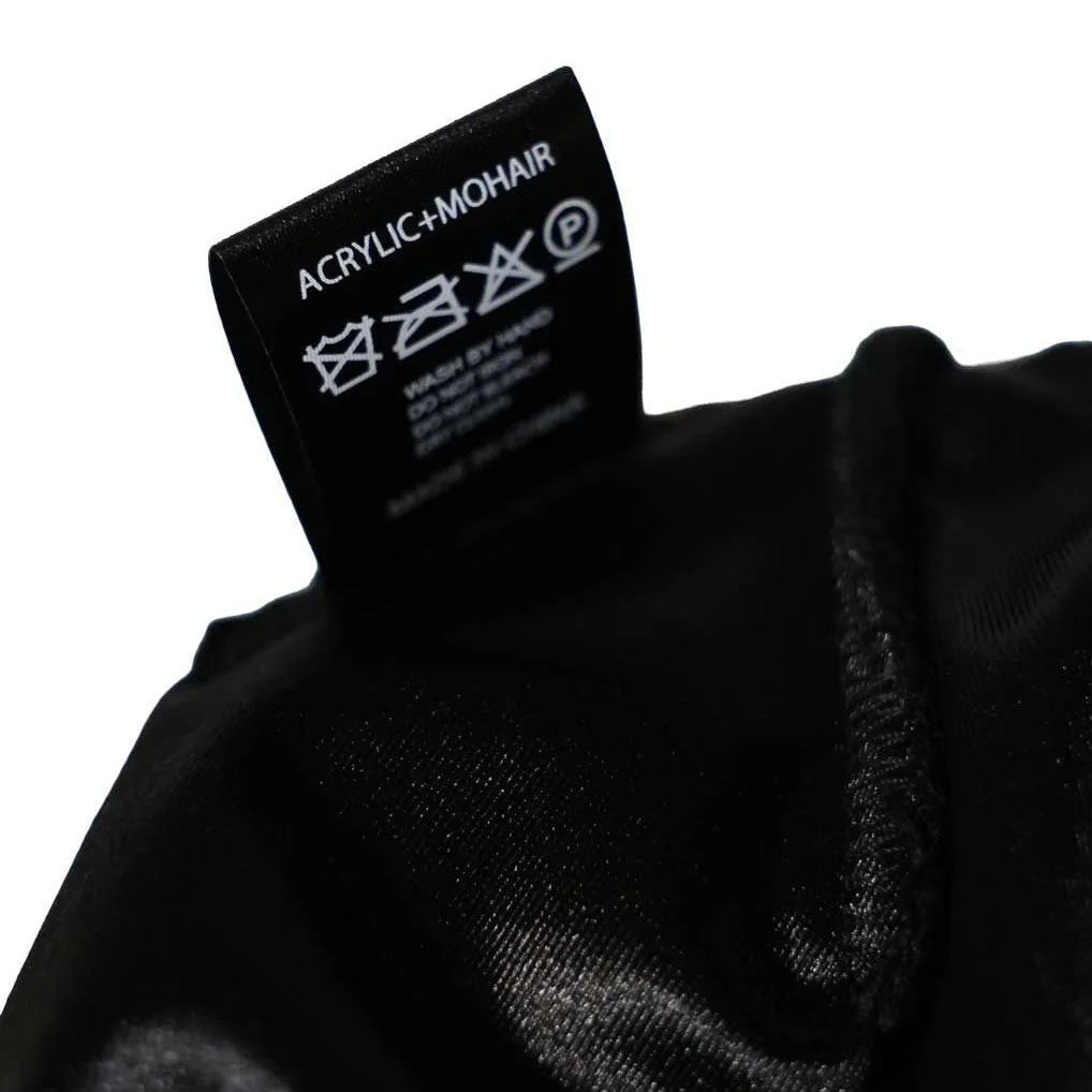 Patt3rn Up LDN Satin Lined Fuzzy Mohair Beanie