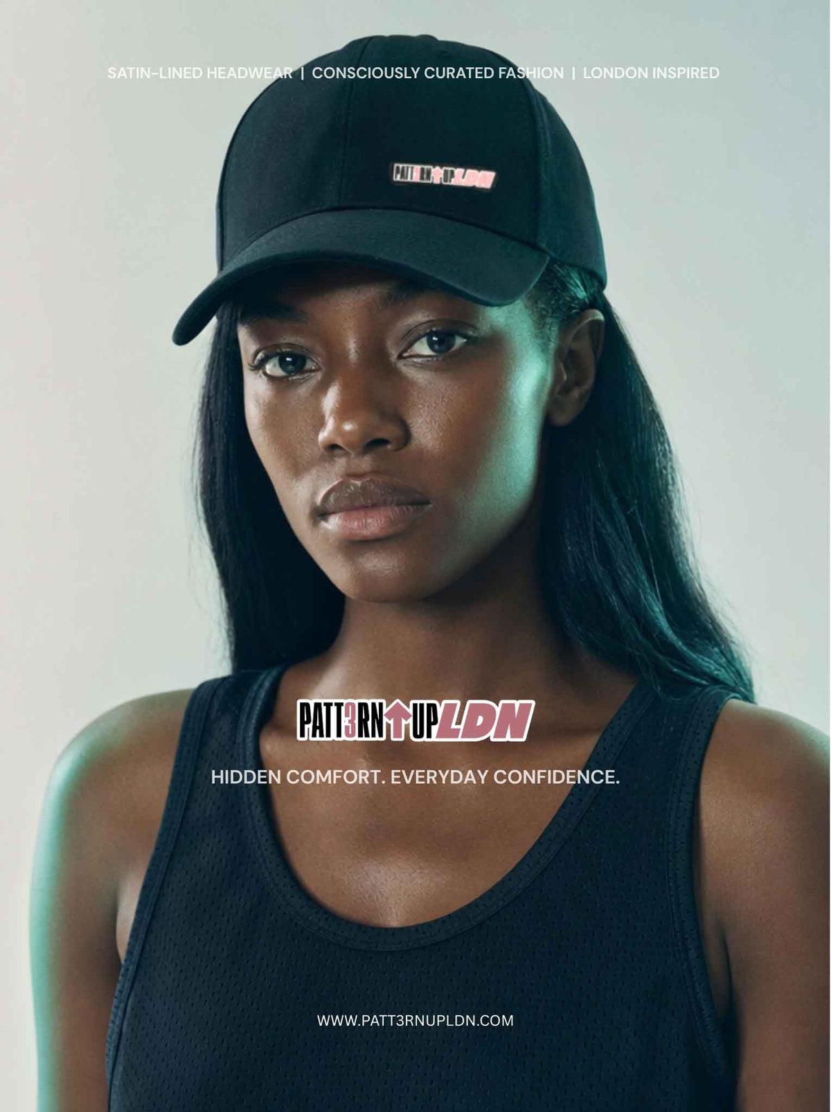 Satin lined cap for hair protection designed for curly hair, locs, braids, wigs and skull caps. Helps reduce friction, prevent breakage, control frizz and retain moisture for healthier hairstyles