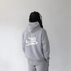 Patt3rn Up LDN SPITFIRE - Heather Grey Hoodie