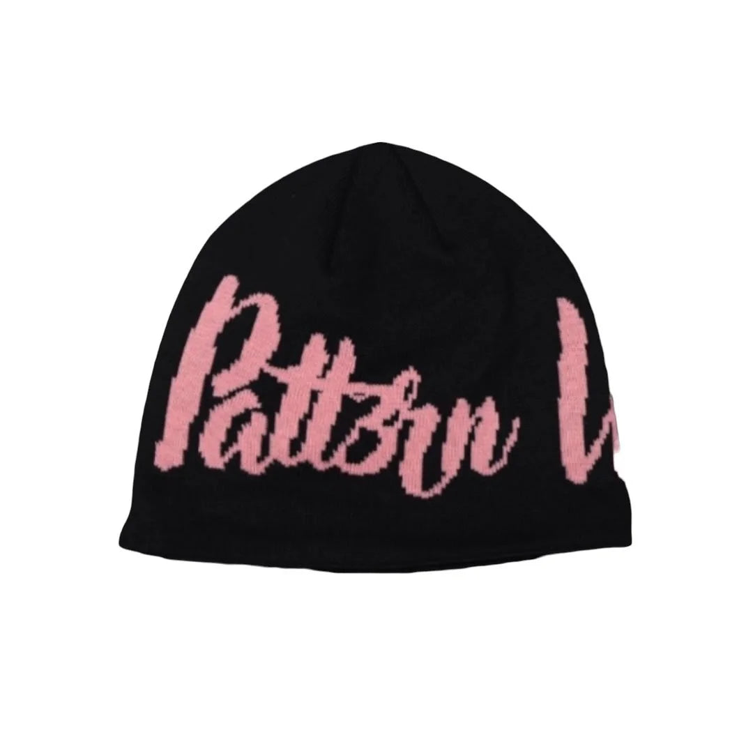 Satin Lined Script Beanie
