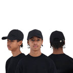 Satin lined cap for hair protection designed for curly hair, locs, braids, wigs and skull caps. Helps reduce friction, prevent breakage, control frizz and retain moisture for healthier hairstyles