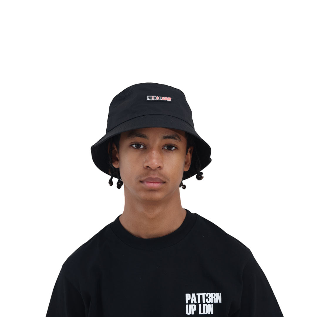 Satin lined bucket hat for hair protection designed for curly hair, locs, braids, wigs and skull caps. Helps reduce friction, prevent breakage, control frizz and retain moisture for healthier hairstyles