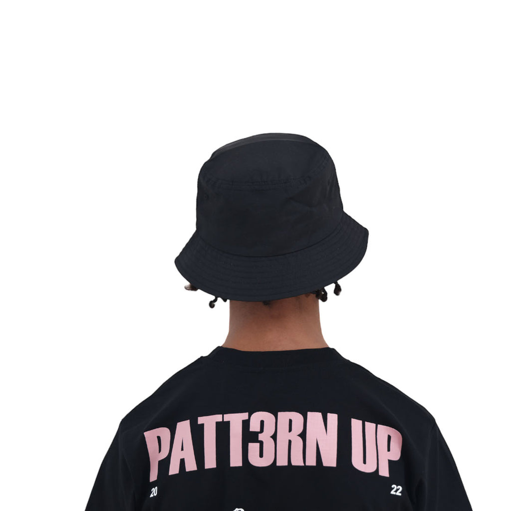 Satin lined bucket hat for hair protection designed for curly hair, locs, braids, wigs and skull caps. Helps reduce friction, prevent breakage, control frizz and retain moisture for healthier hairstyles