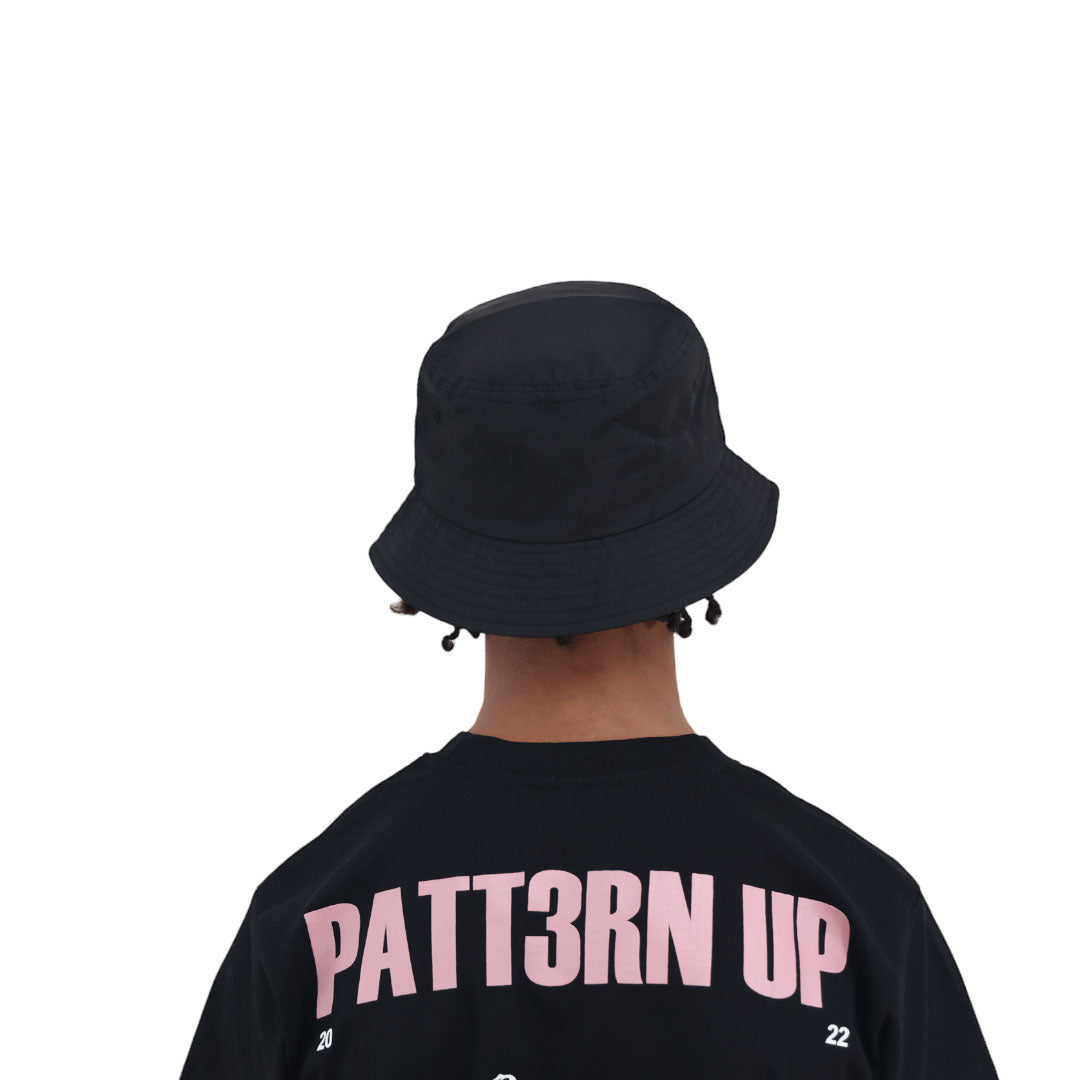 Satin lined bucket hat for hair protection designed for curly hair, locs, braids, wigs and skull caps. Helps reduce friction, prevent breakage, control frizz and retain moisture for healthier hairstyles