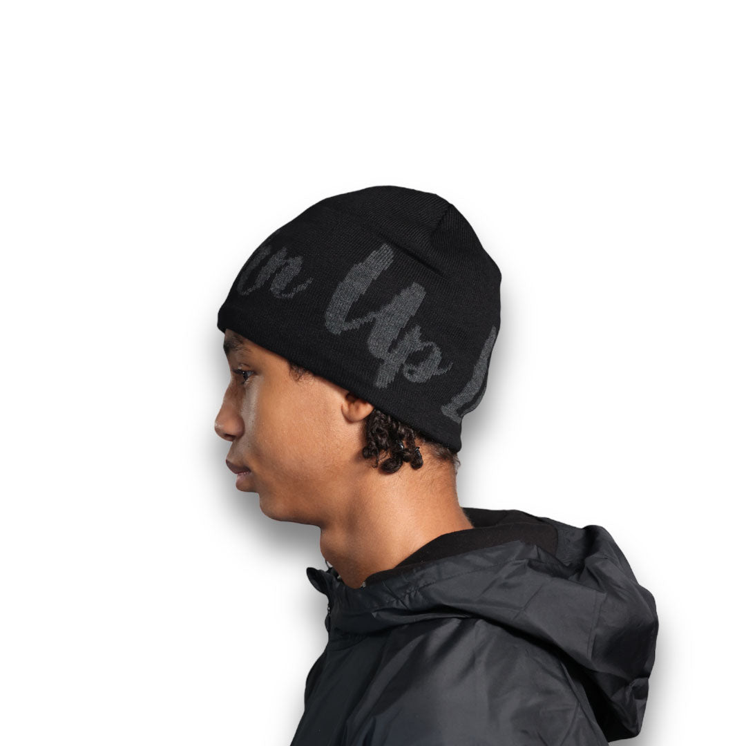 Satin lined beanie for hair protection designed for curly hair, locs, braids, wigs and skull caps. Helps reduce friction, prevent breakage, control frizz and retain moisture for healthier hairstyles