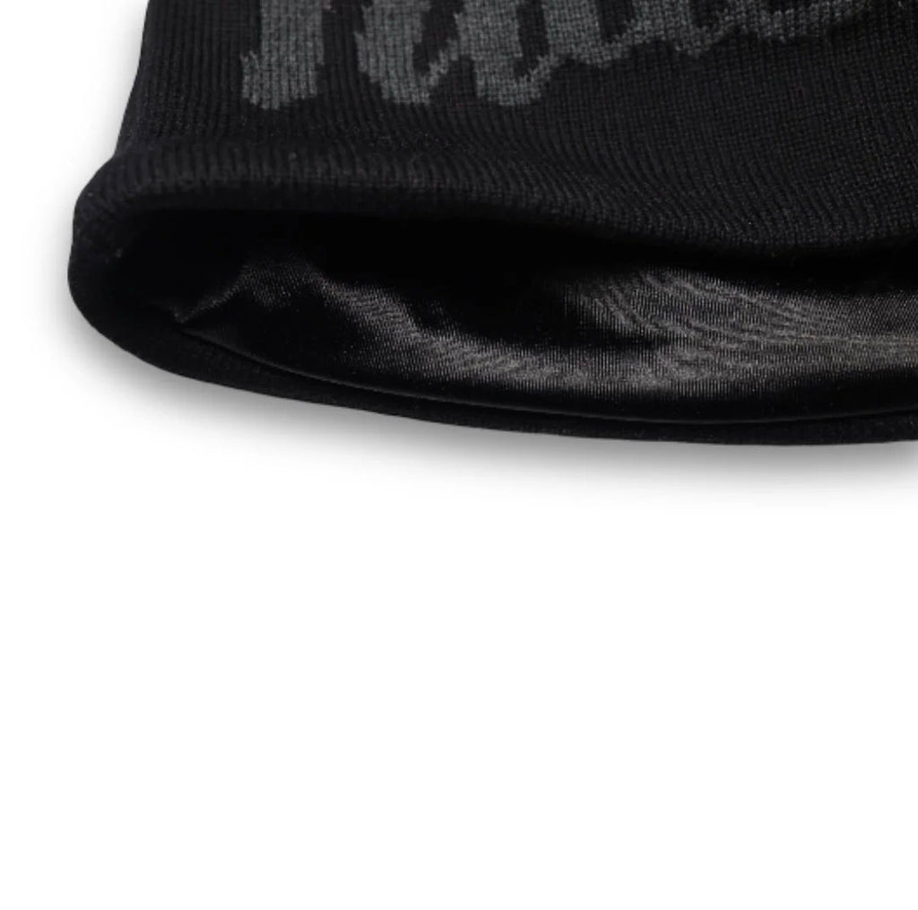 Satin lined beanie for hair protection designed for curly hair, locs, braids, wigs and skull caps. Helps reduce friction, prevent breakage, control frizz and retain moisture for healthier hairstyles