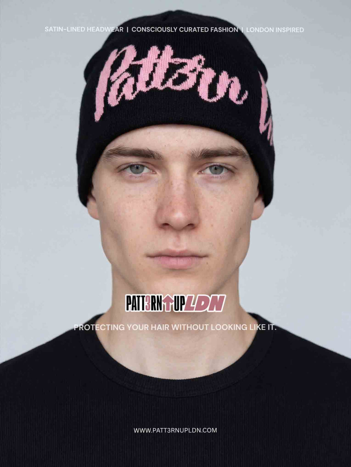 Satin lined beanie for hair protection designed for curly hair, locs, braids, wigs and skull caps. Helps reduce friction, prevent breakage, control frizz and retain moisture for healthier hairstyles