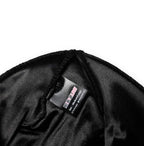 Satin lined beanie for hair protection designed for curly hair, locs, braids, wigs and skull caps. Helps reduce friction, prevent breakage, control frizz and retain moisture for healthier hairstyles