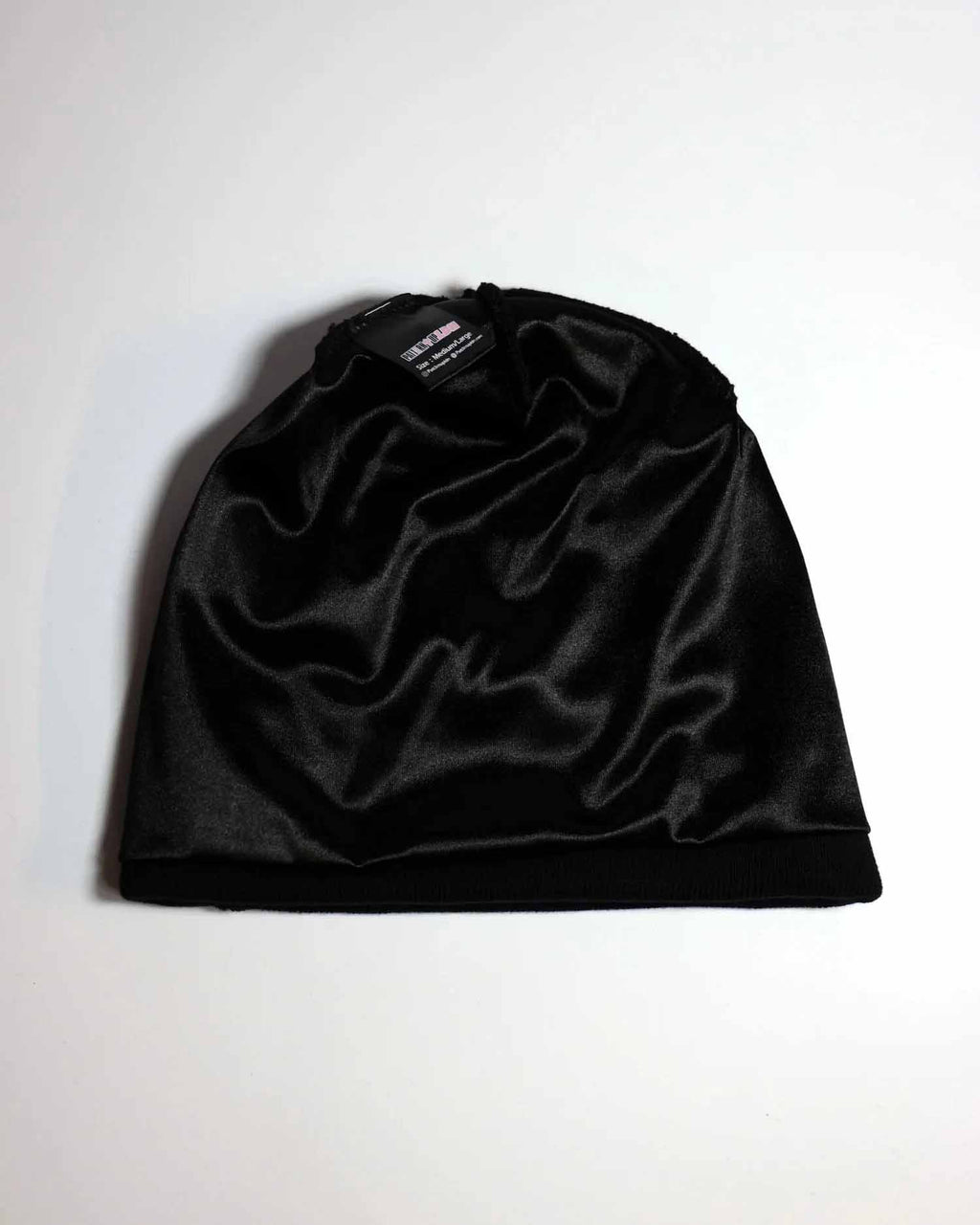 Satin lined beanie for hair protection designed for curly hair, locs, braids, wigs and skull caps. Helps reduce friction, prevent breakage, control frizz and retain moisture for healthier hairstyles